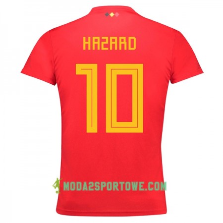 Koszulka Belgia Hazard 10 Mistrzostwa Świata 2018 Domowe Stroje Piłkarskie